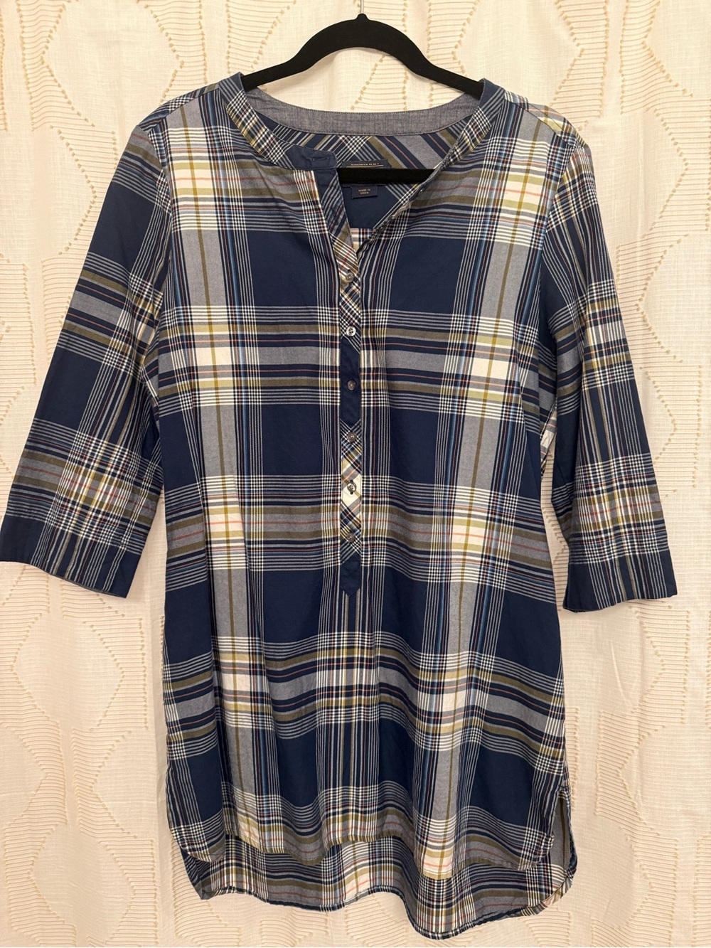 Pendleton 100% Cotton Plaid Tunic